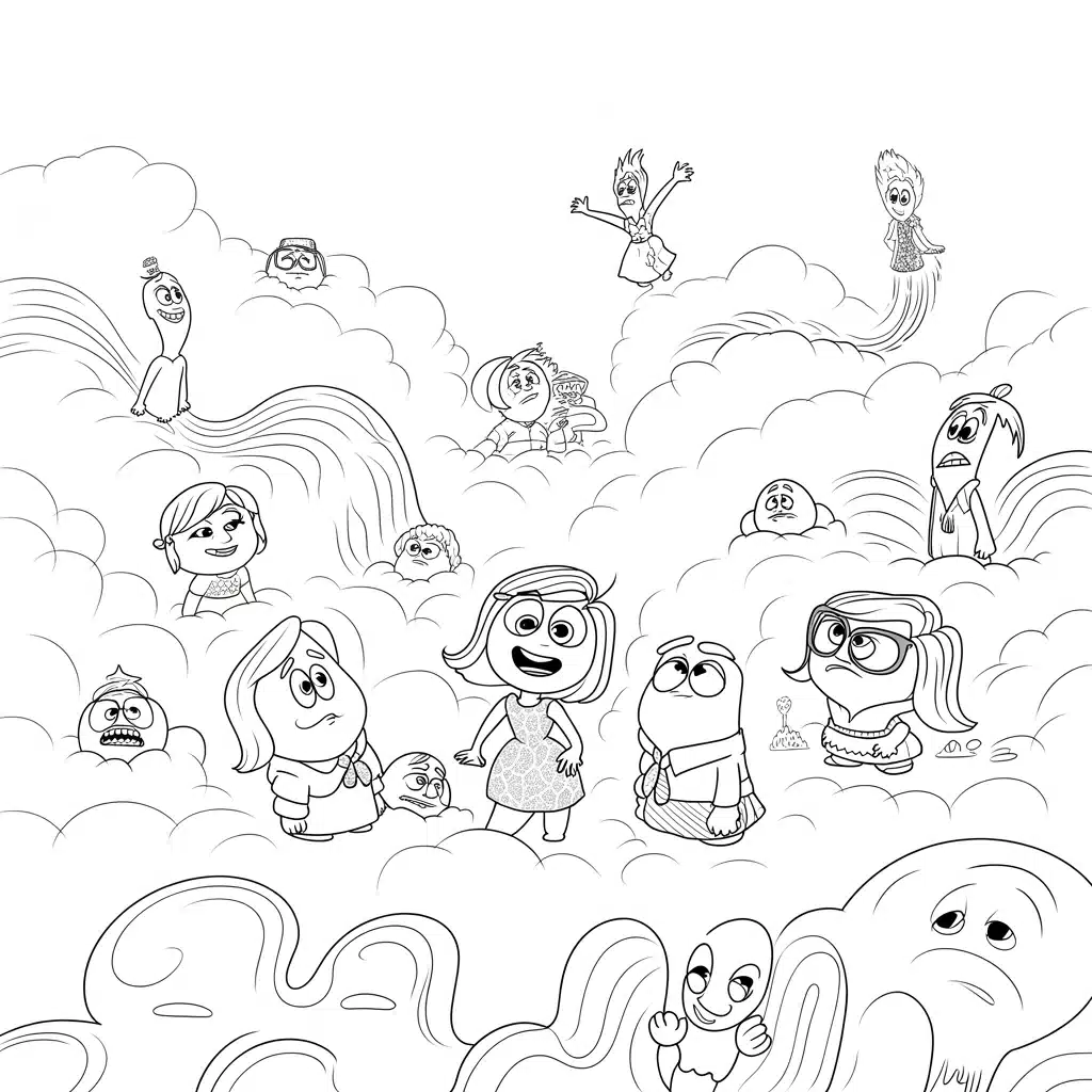 Free Inside Out 2 Coloring Pages (Fun Printable Sheets)